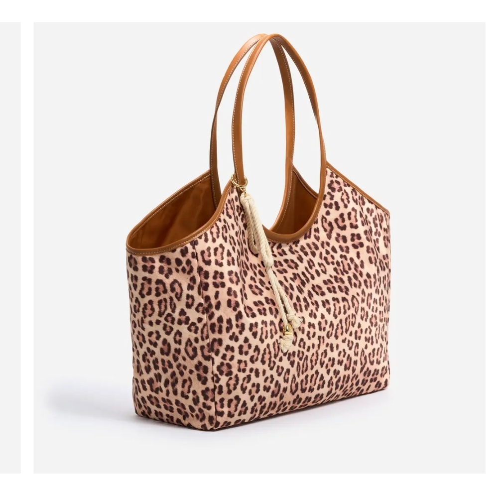 Leopard Print Tote Bag